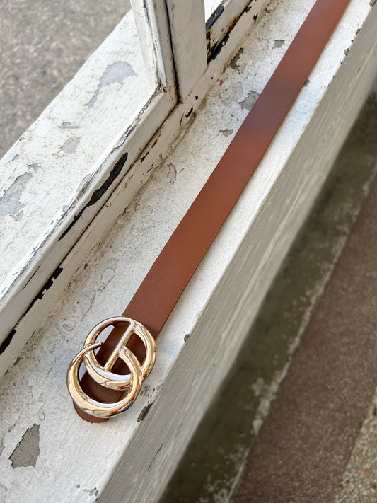 ALL CHIC BELT - BROWN