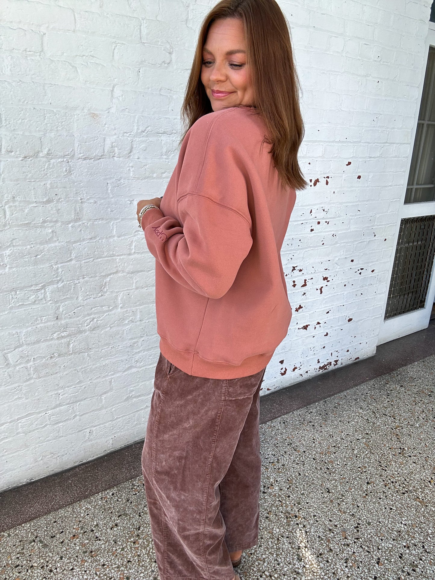 CHOOSE HAPPY CREWNECK