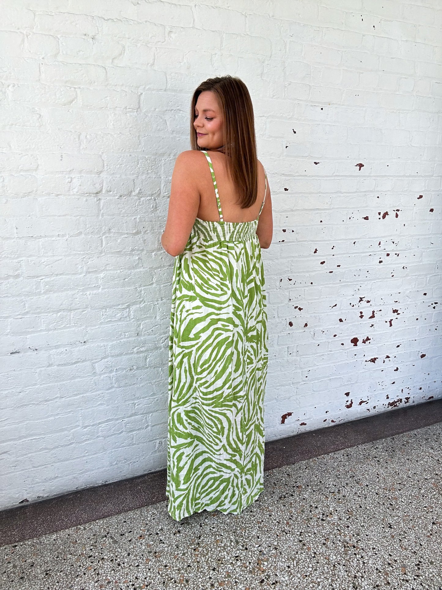 IN THE KEYS MAXI DRESS - GREEN