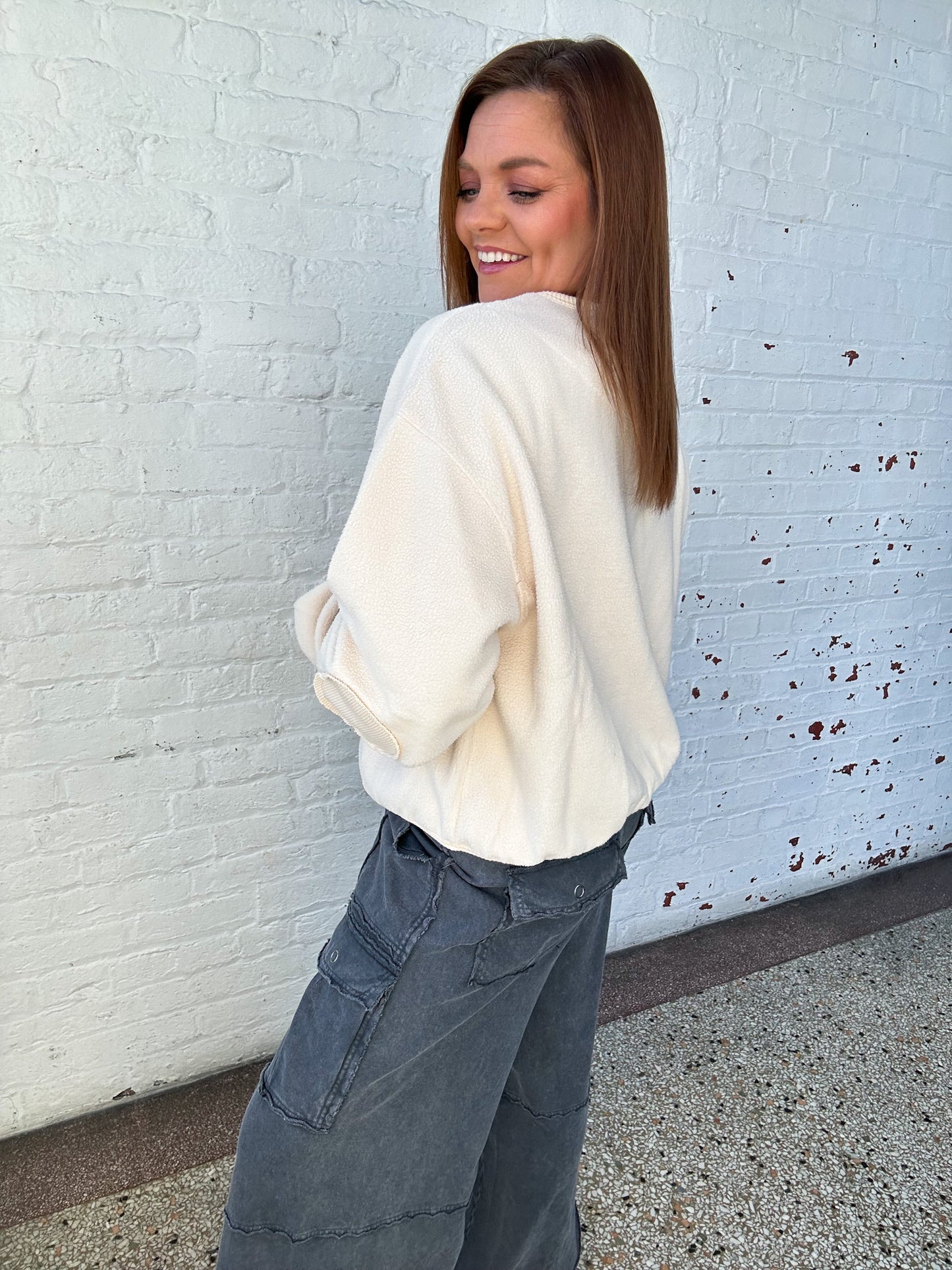 VANILLA SHERPA JACKET