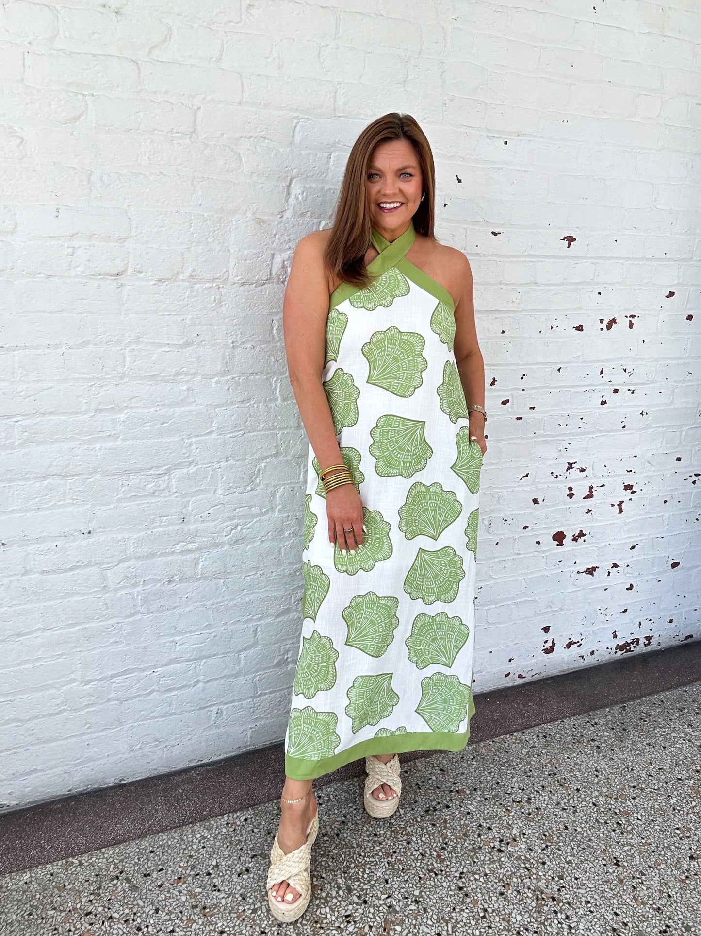 COASTAL CHIC MIDI DRESS