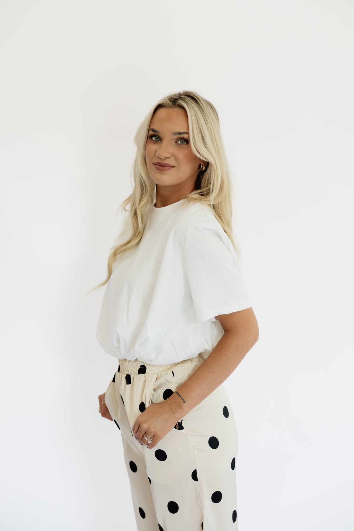 BASIC BUBBLE TOP - WHITE