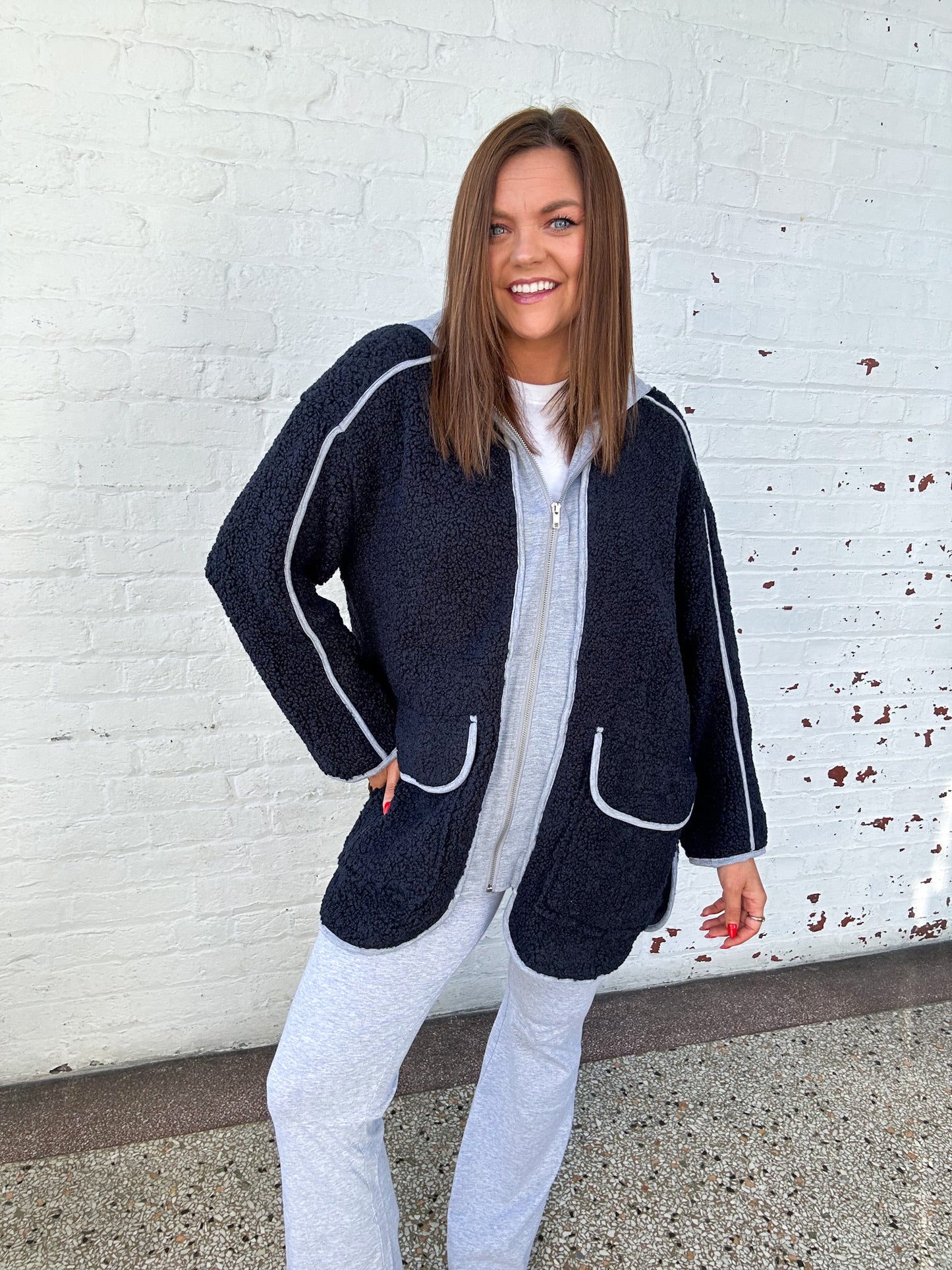 MIDNIGHT SHERPA JACKET