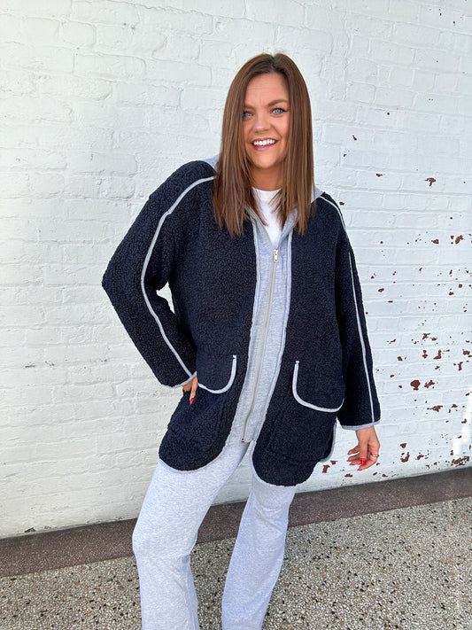 MIDNIGHT SHERPA JACKET