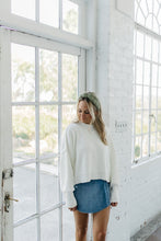Load image into Gallery viewer, STREET STYLE CROPPED SWEATER, IVORY

