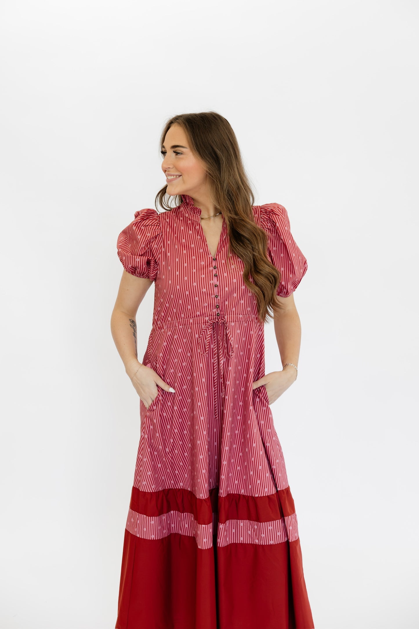 ON THE DOT MAXI DRESS