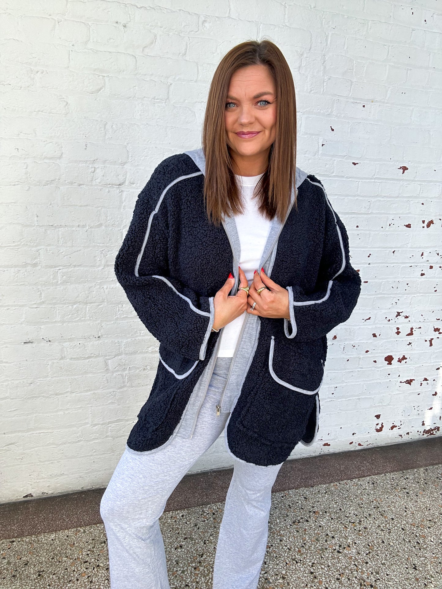 MIDNIGHT SHERPA JACKET