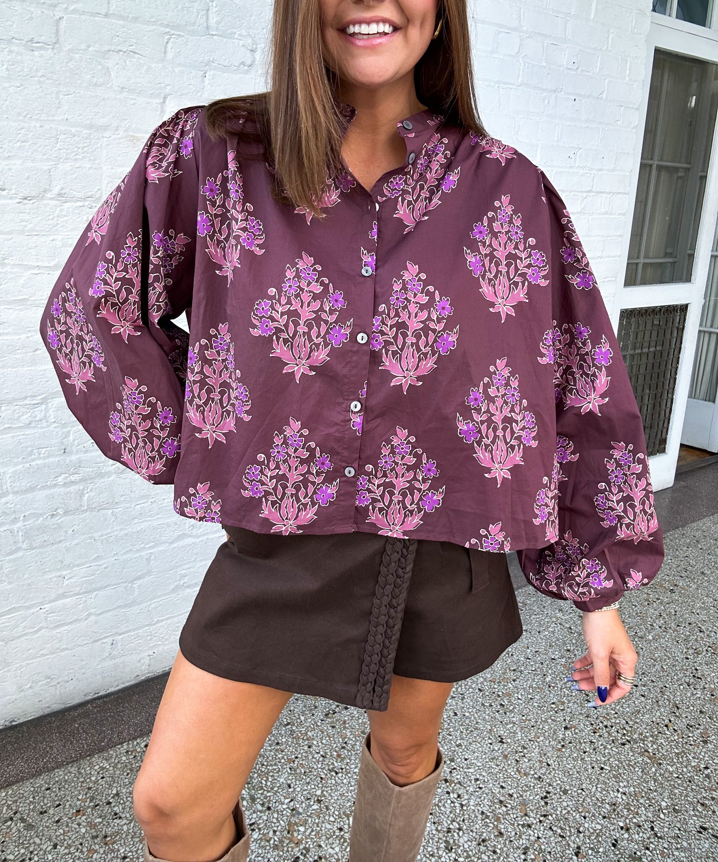 PETAL & PLUM TOP