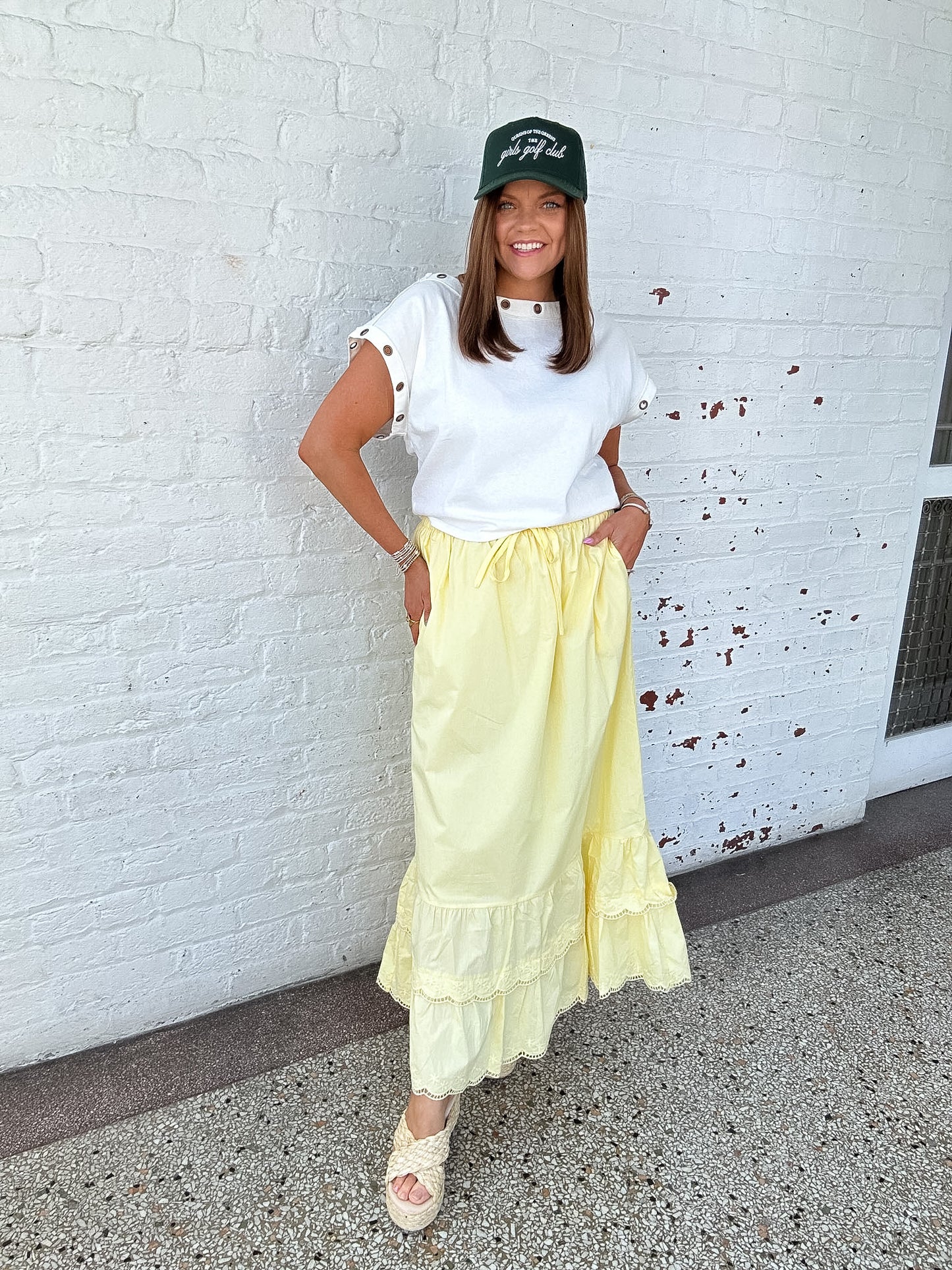 LEMON ZEST MAXI SKIRT