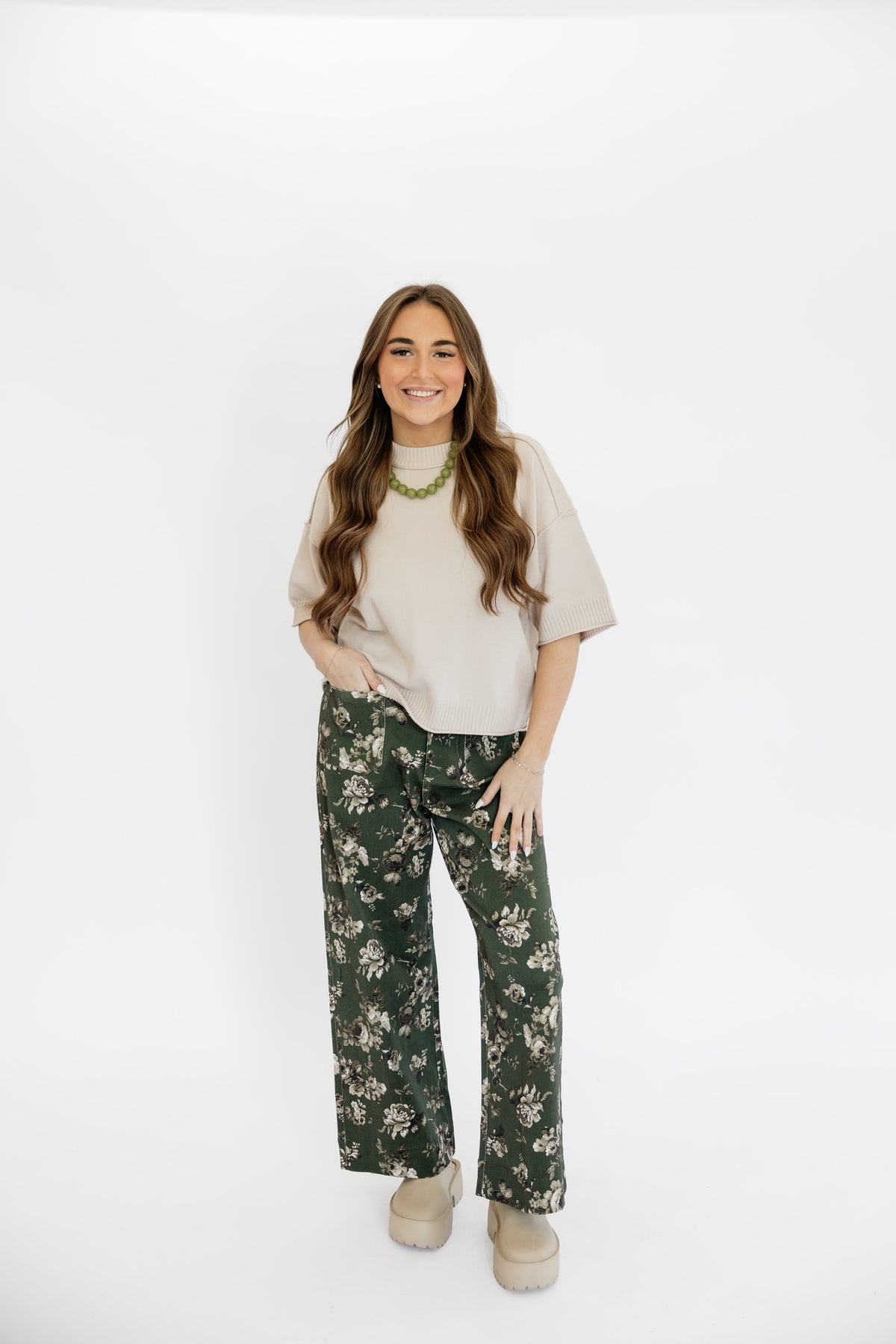ALMOND ROAST SWEATER TOP