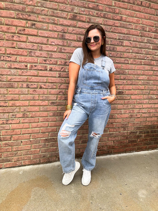 DENIM OVERALLS
