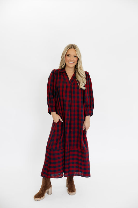 AMERICANA MIDI DRESS