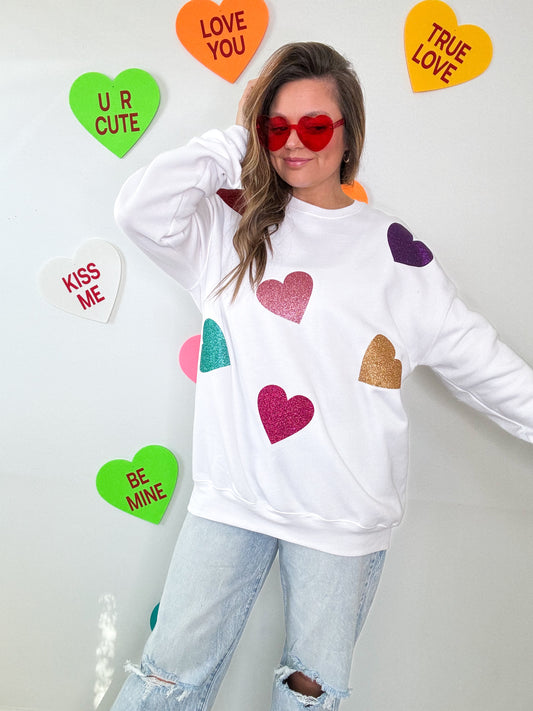 QUEEN OF HEARTS SWEATSHIRT