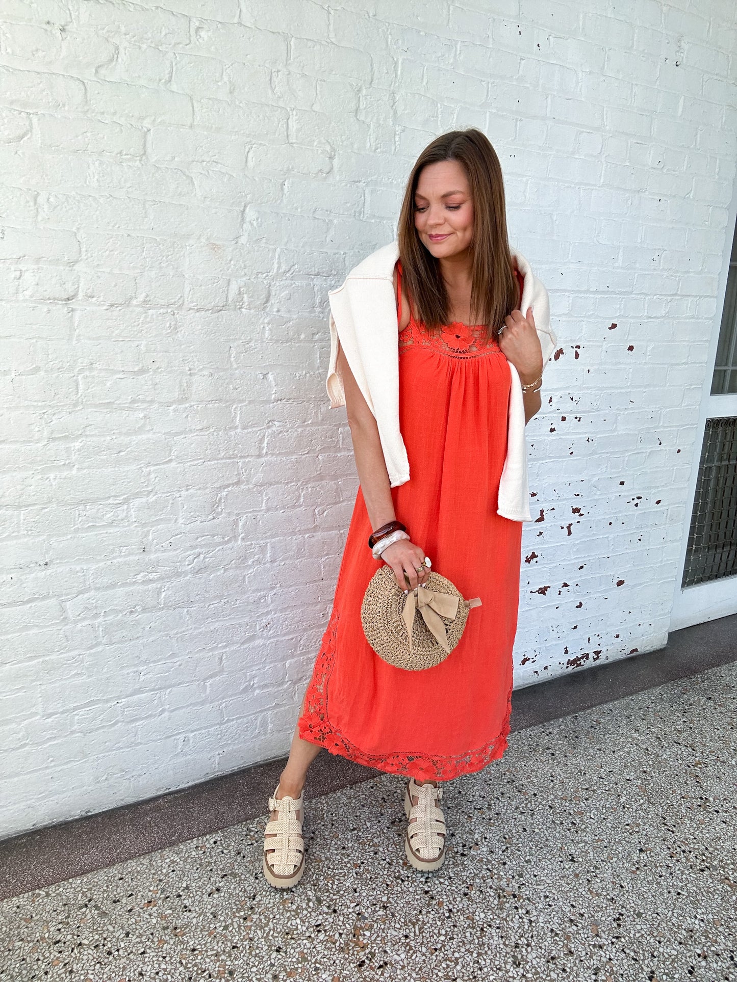 CORAL KISS MAXI DRESS