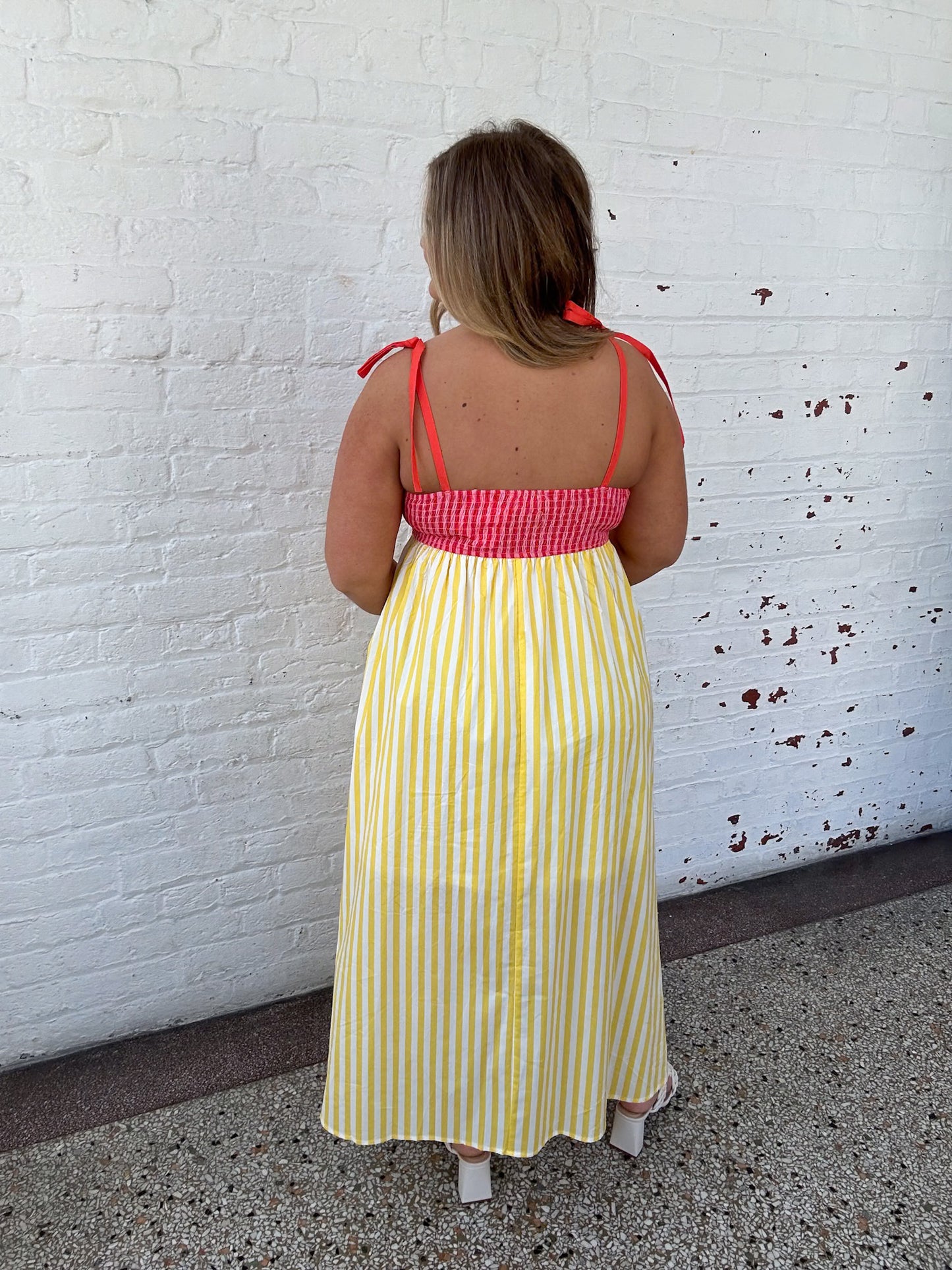COLOR ME HAPPY MIDI DRESS