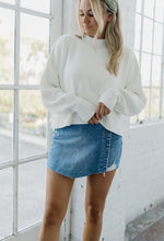 Load image into Gallery viewer, STREET STYLE CROPPED SWEATER, IVORY
