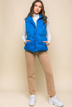 Load image into Gallery viewer, PIPER PUFFER VEST - SKY BLUE
