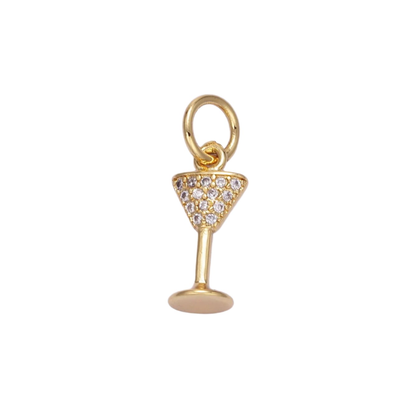 Martini Glass Charm