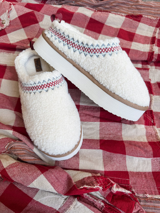 SHERPA PLATFORM SLIPPERS