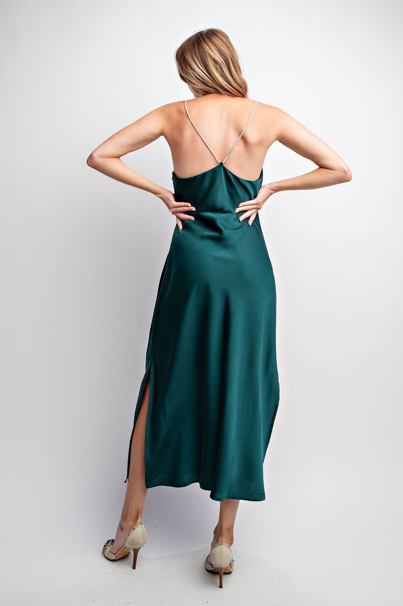 EMERALD PARTY DRESS