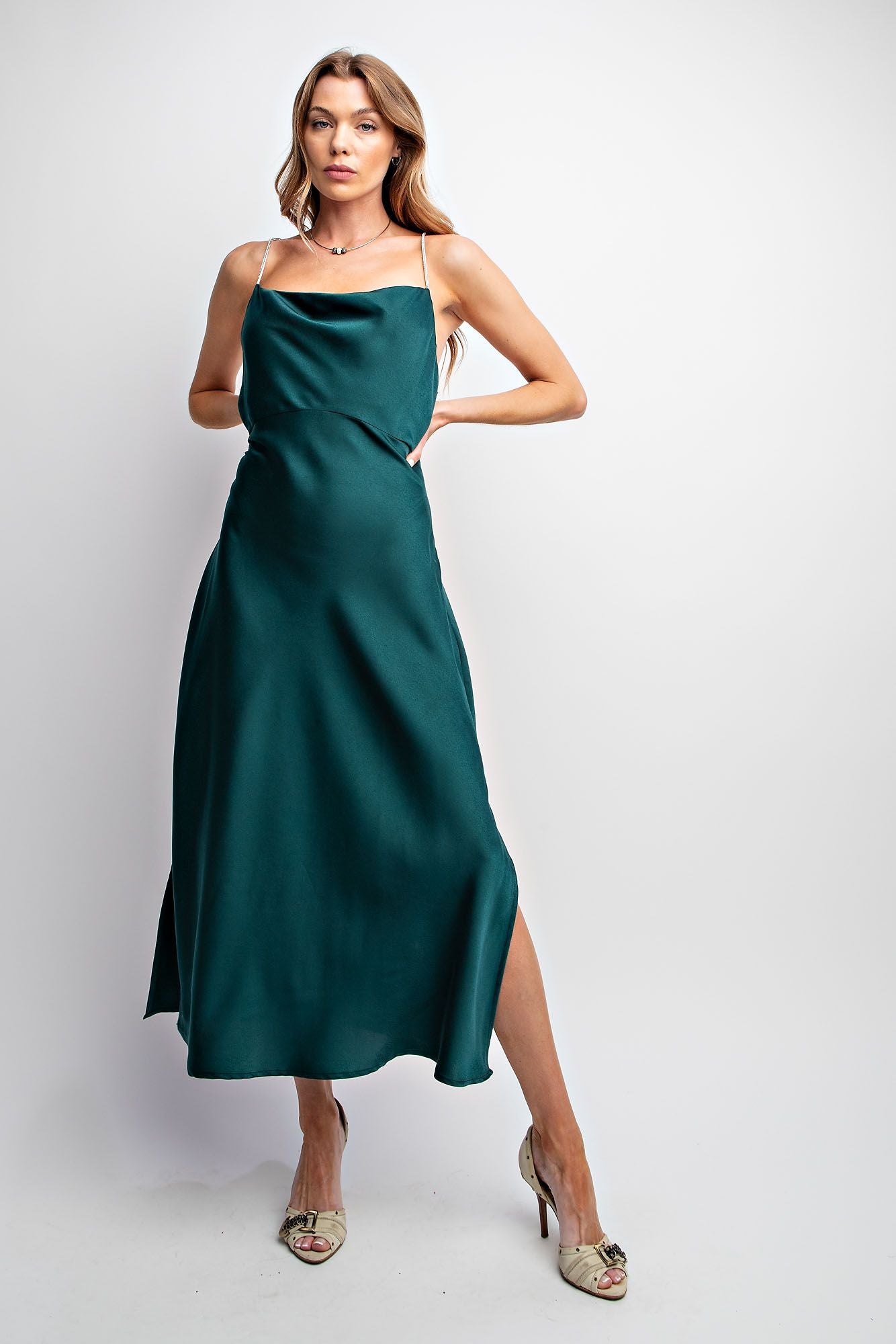 EMERALD PARTY DRESS