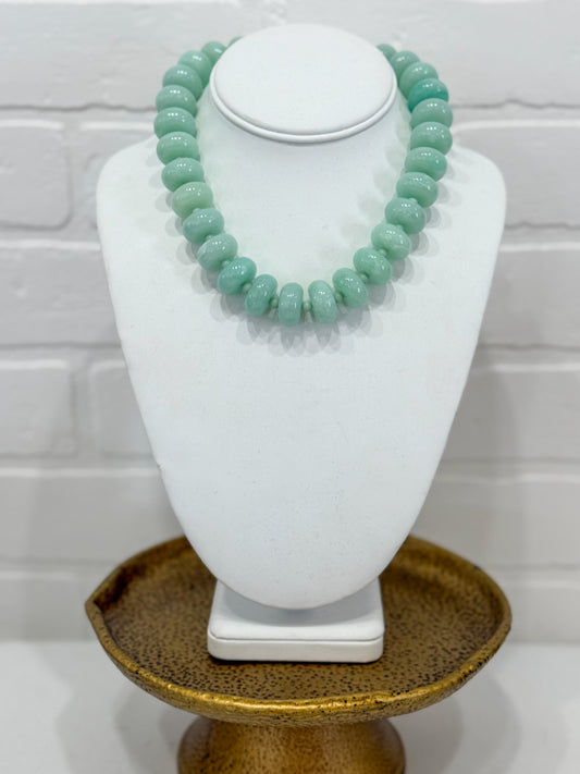 JADE RONDELLE NECKLACE