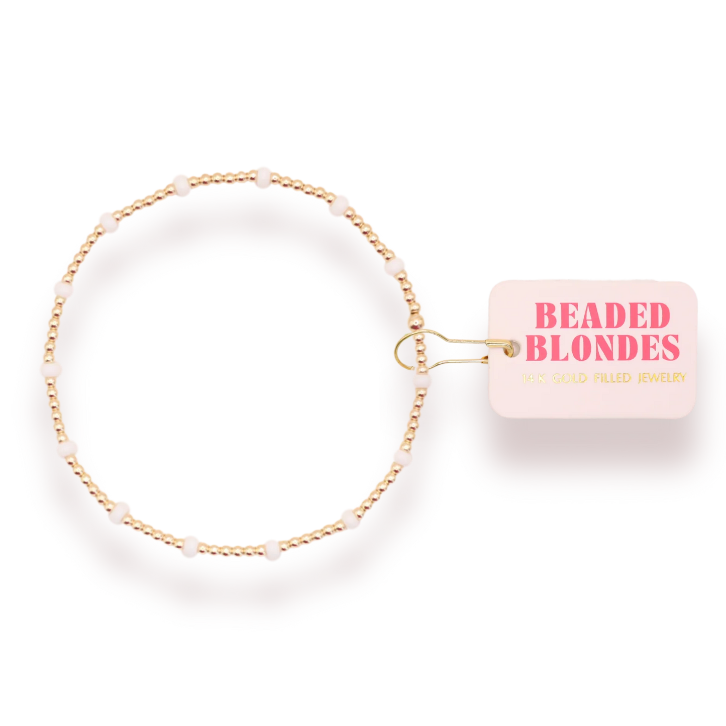 White Dainty Poppi Bracelet