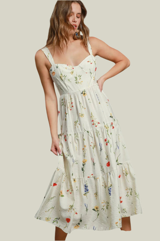 BOTANICAL GARDENS DRESS - SIZE MEDIUM