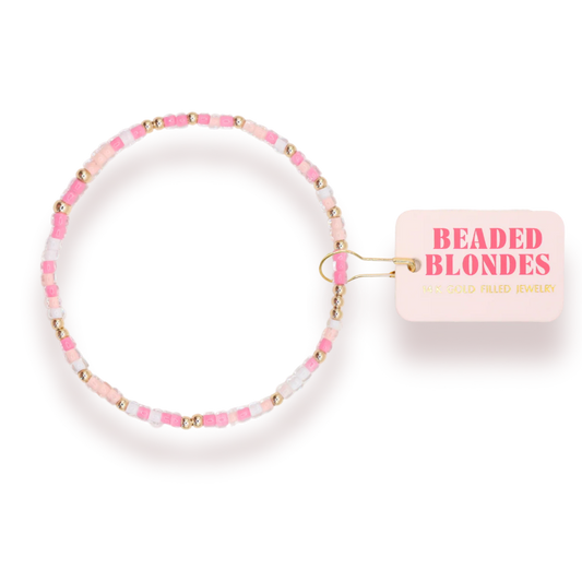 Rosey Pink Sprinkle Bracelet