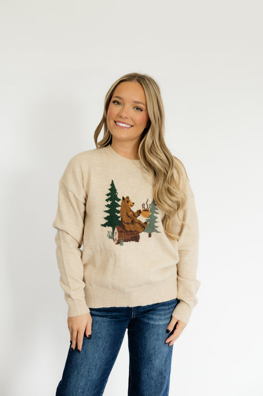 BEARLY AWAKE SWEATER