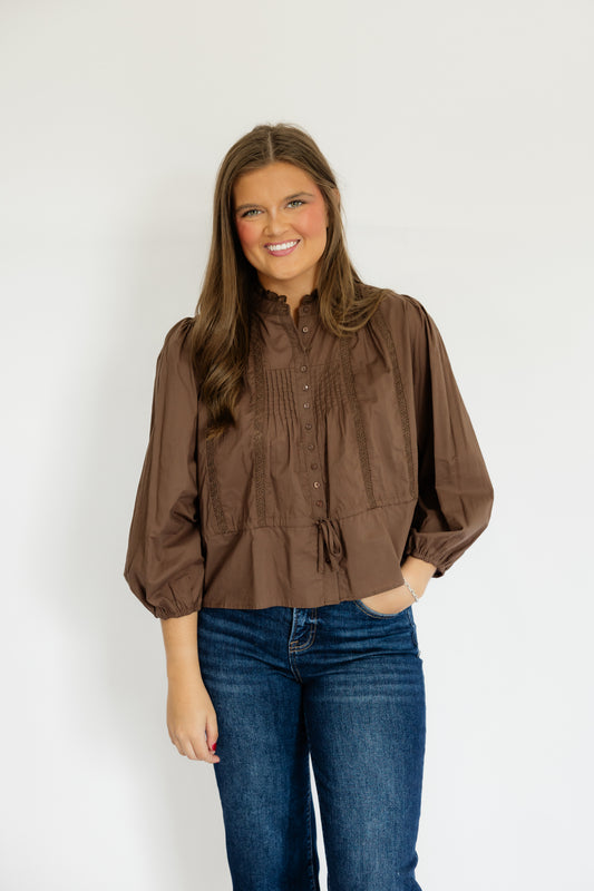 DETAILED COCOA TOP