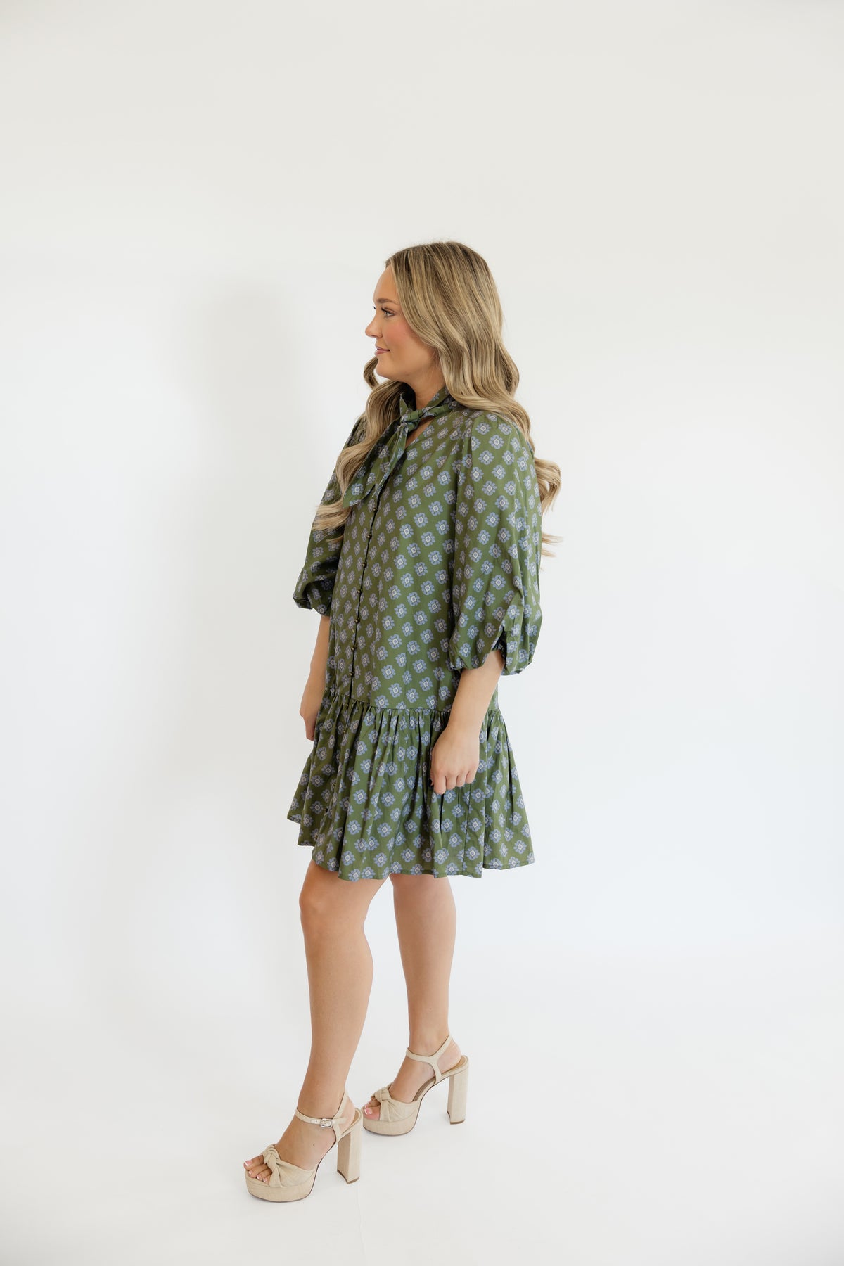 OLIVE DAYDREAM MINI DRESS