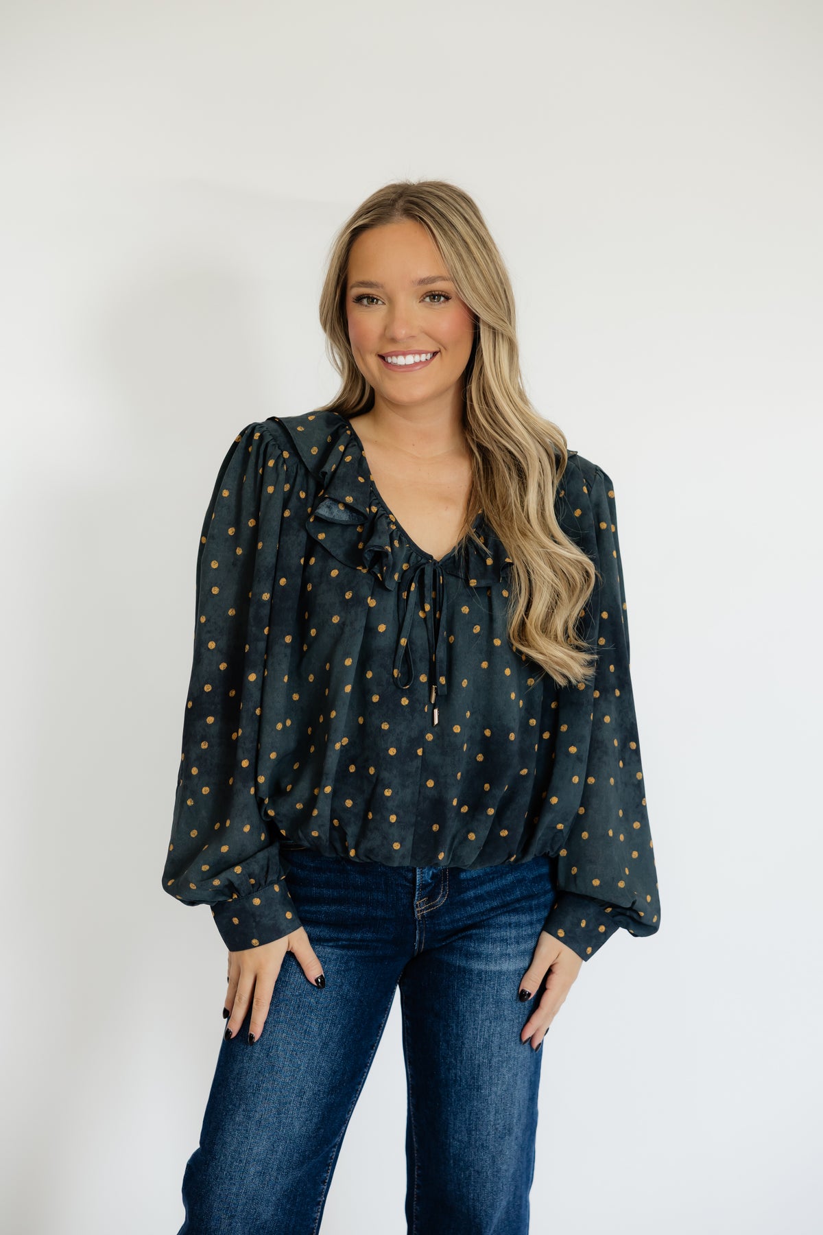 GOLDEN DOTTIE TOP