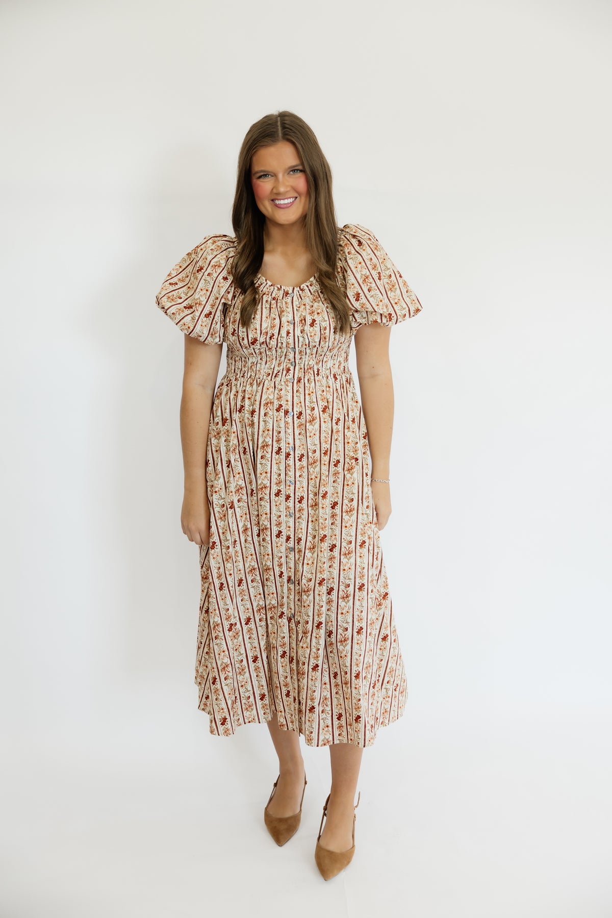 GARDEN PARTY MIDI DRESS