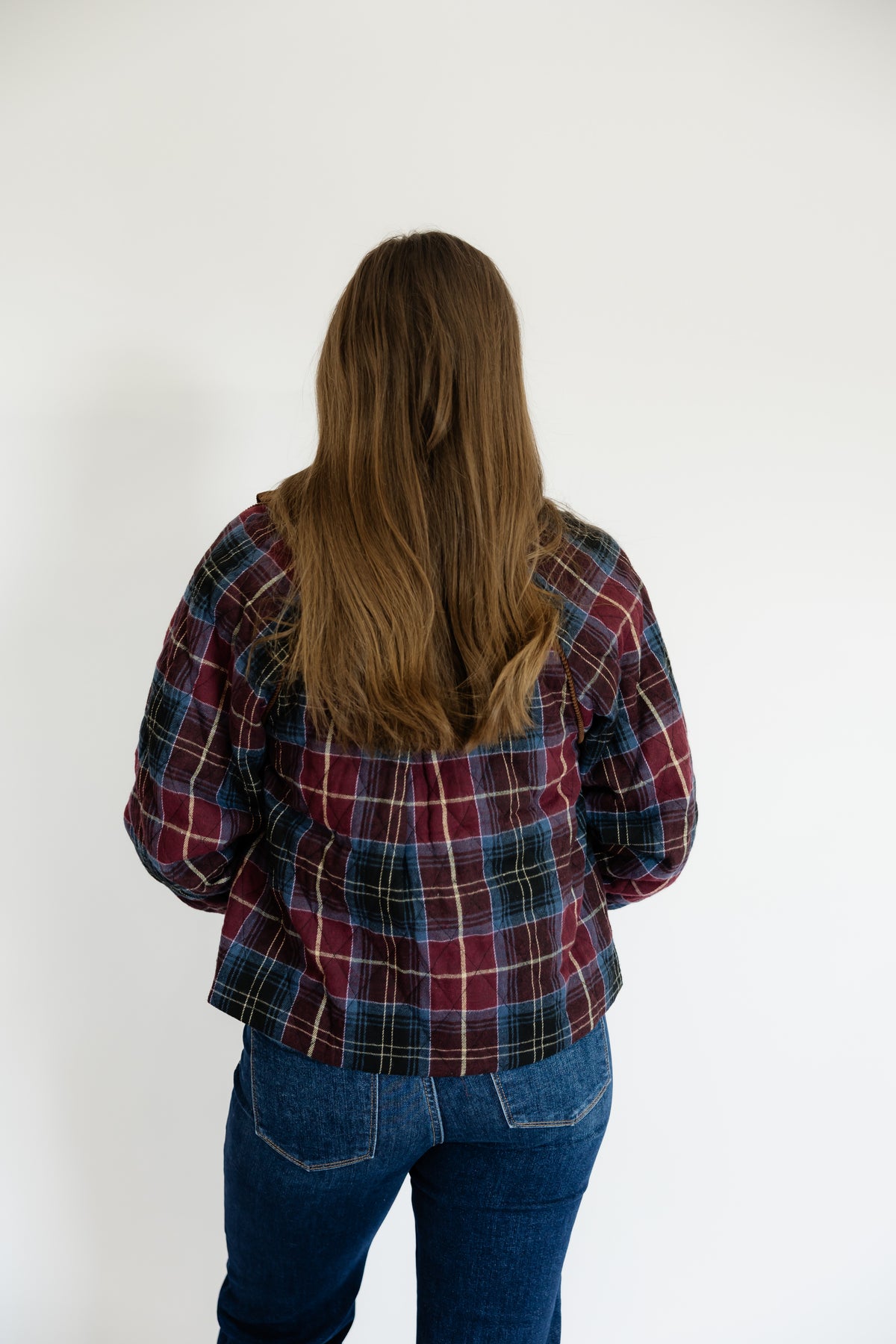 MULBERRY PLAID QUILT JACKET