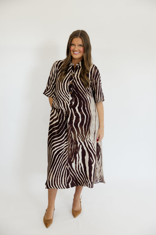 WILD ABOUT FALL MAXI DRESS