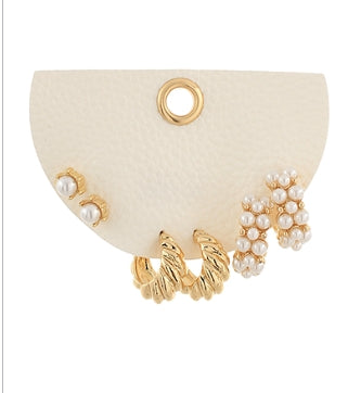 CLASSIC CHIC HOOP EARRING SET