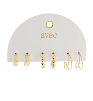 MINI HOOP EARRING SET