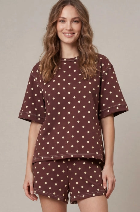 MERLOT POLKADOT SET