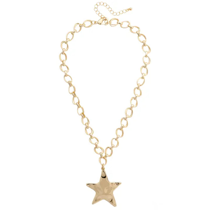 STAR CABLE CHAIN NECKLACE