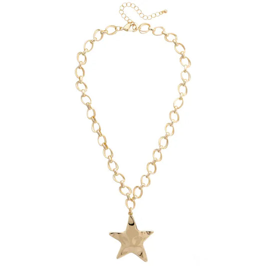 STAR CABLE CHAIN NECKLACE
