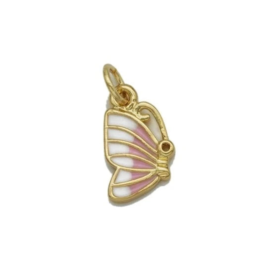 Enamel Butterfly Charm