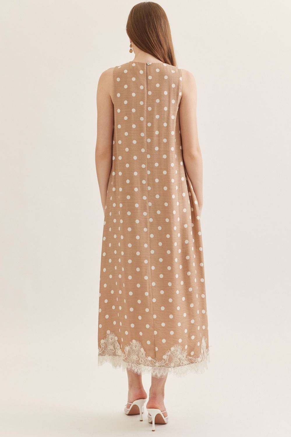 PRETTY LADY MAXI DRESS - LATTE