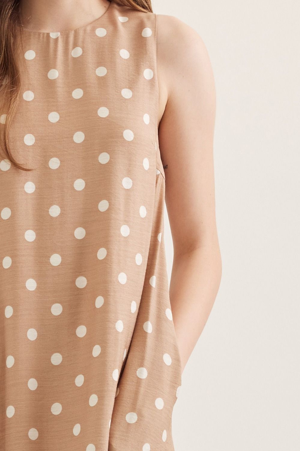 PRETTY LADY MAXI DRESS - LATTE