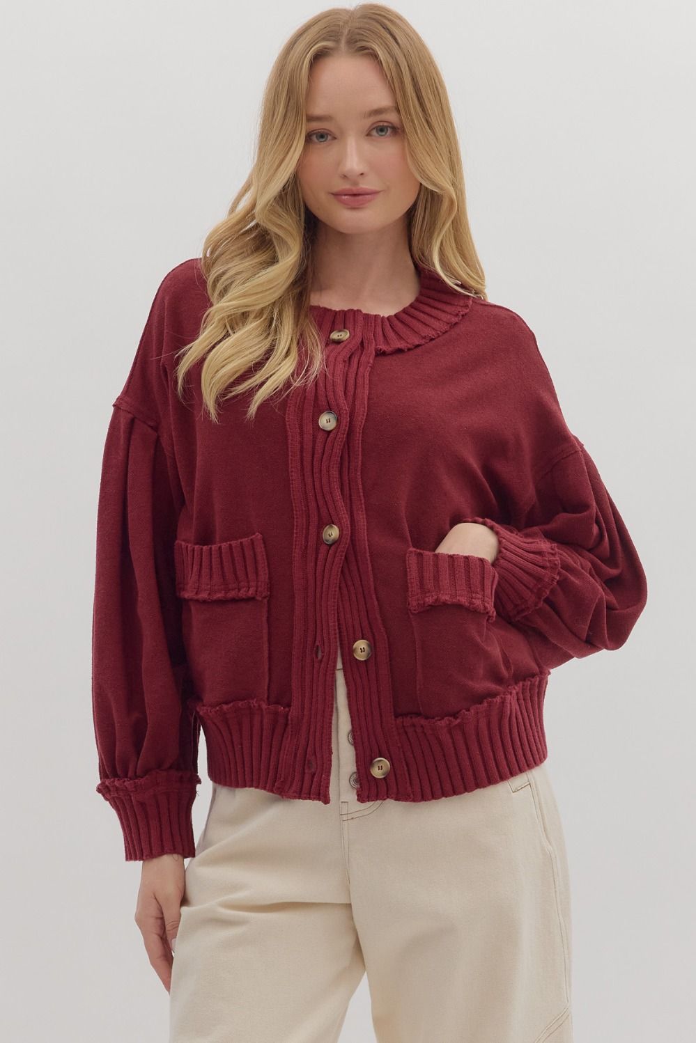 RUBY ROSE CARDIGAN SWEATER