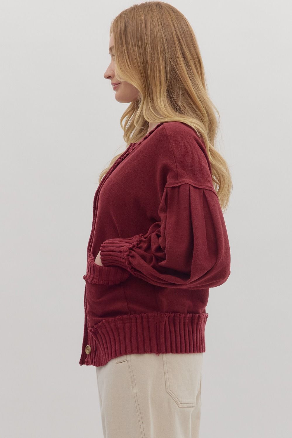 RUBY ROSE CARDIGAN SWEATER
