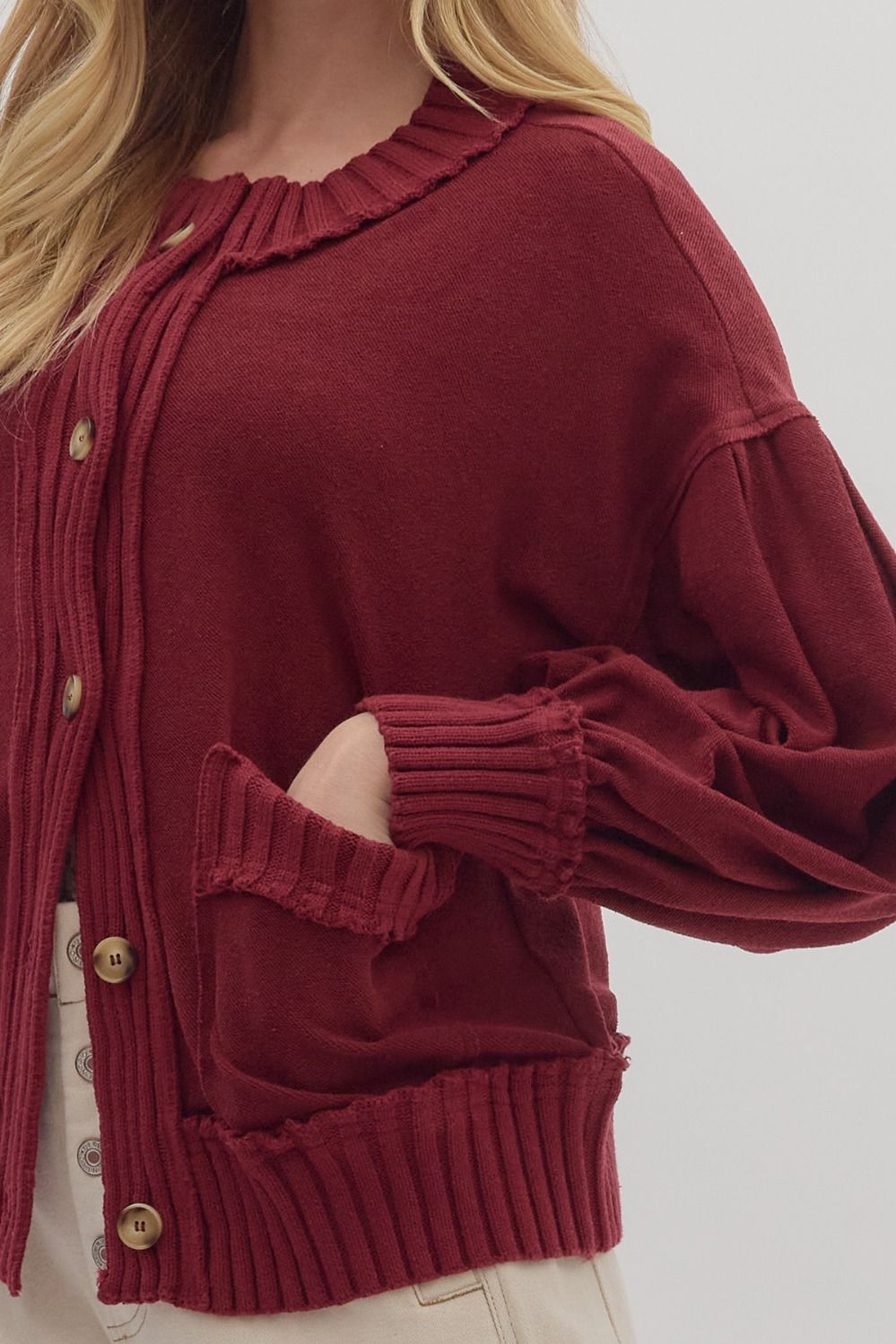 RUBY ROSE CARDIGAN SWEATER