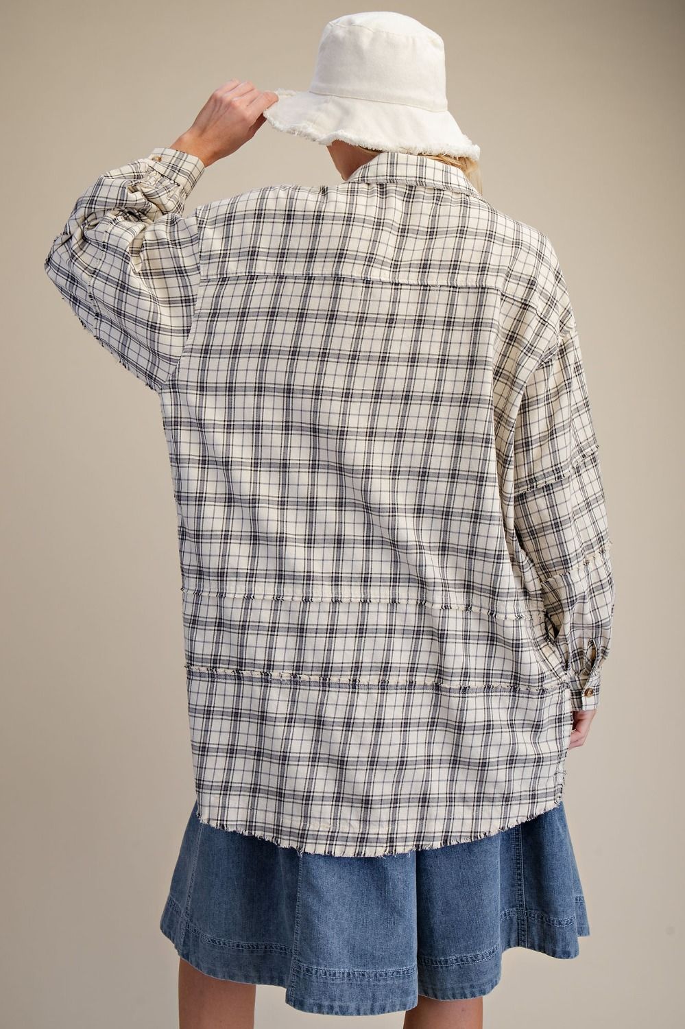 CABIN FEVER PLAID TOP