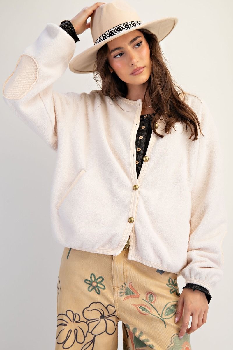 VANILLA SHERPA JACKET