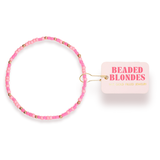 Hot Pink Sprinkle Bracelet